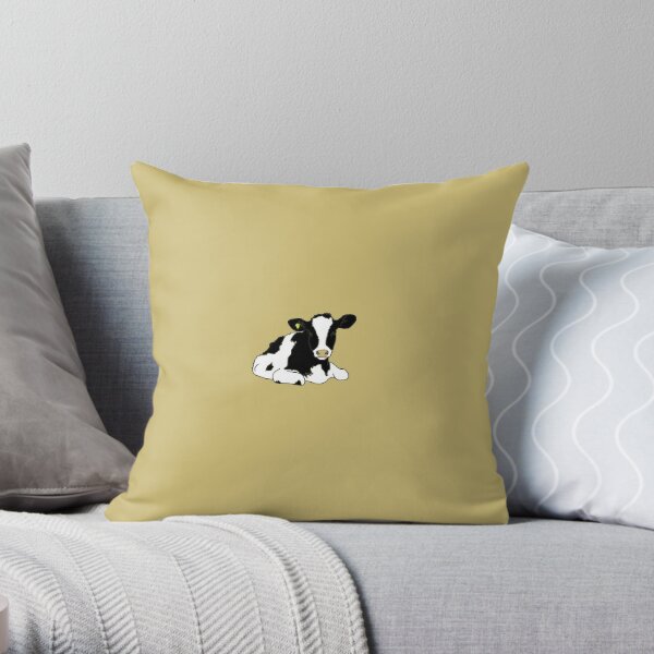 Holstein Heifer Throw Pillow