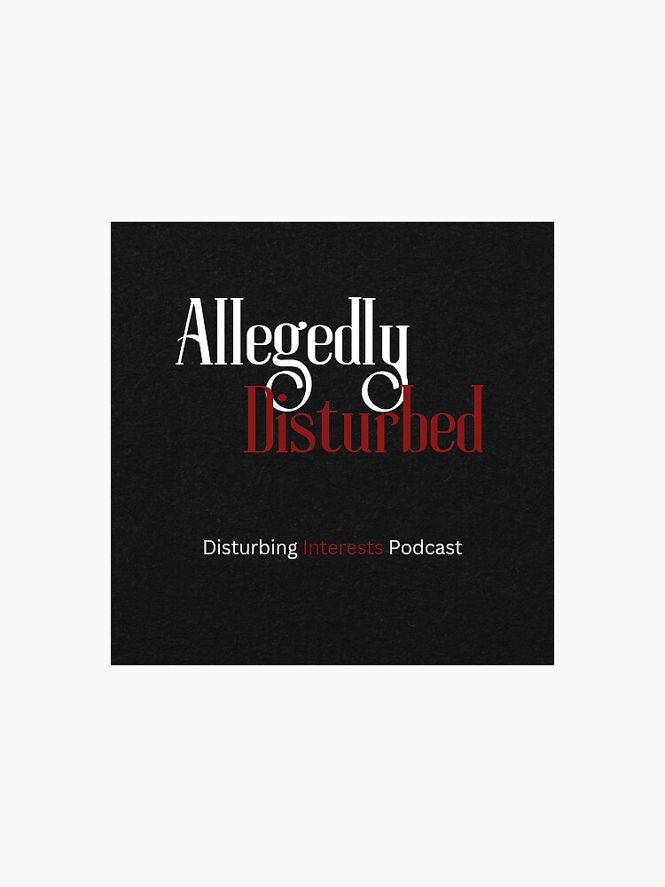 Thumbnail 3 of 3, Sticker, Allegedly Disturbed designed and sold by ReginaKing.