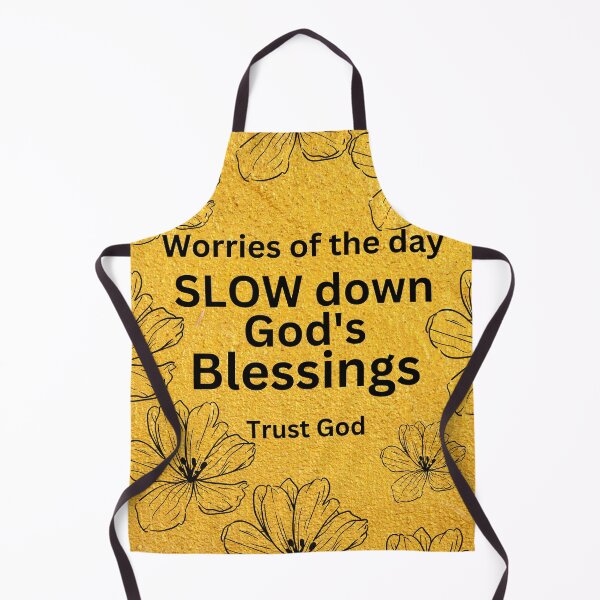 Item preview, Worries slow down Gods Blessings Trust God. - Christain designed and sold by K.M. Creations.
