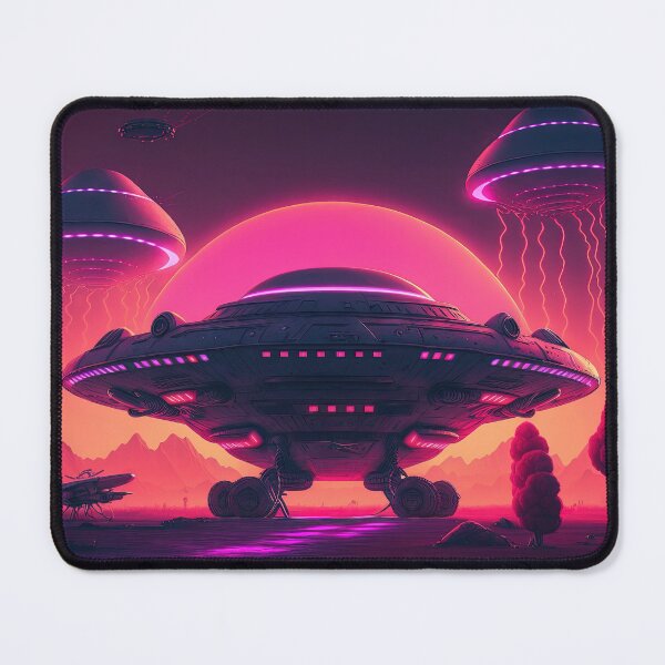 Item preview, Neon Invasion: Close Encounters of the Synthwave Kind designed and sold by Mullet Monkey.
