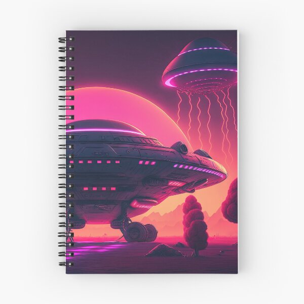 Item preview, Neon Invasion: Close Encounters of the Synthwave Kind designed and sold by Mullet Monkey.