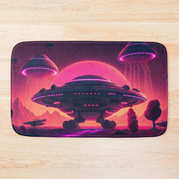 Item preview, Neon Invasion: Close Encounters of the Synthwave Kind designed and sold by Mullet Monkey.