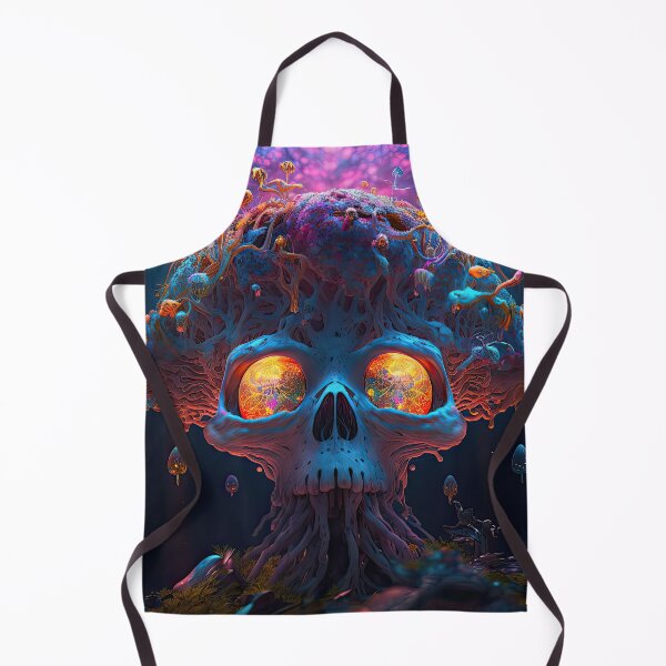 Item preview, Glowing Trippy Skull Mushroom designed and sold by SeedDesign.