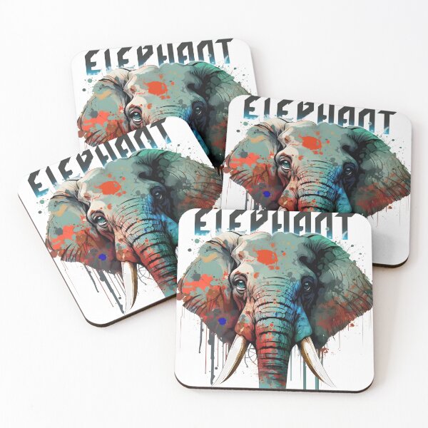Item preview, Colorful Elephant designed and sold by Artsynator.