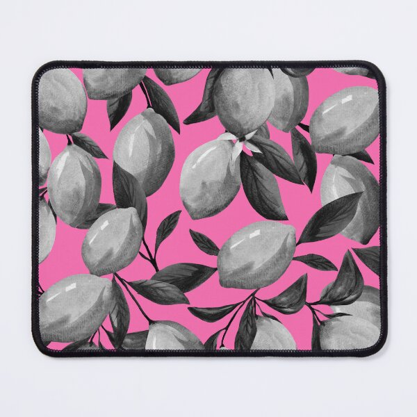 Item preview, Vintage lemons on pink pattern designed and sold by pinkyfish1010.