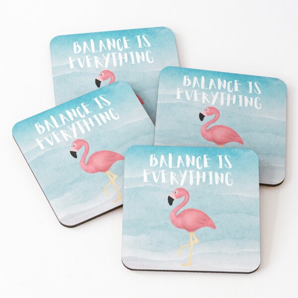 Item preview, Flamingo Balance designed and sold by LifeNonchalant.
