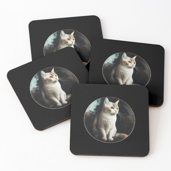 Item preview, Cat-tivating Designs: Our Collection of Unique Cat-Inspired Artwork designed and sold by Cheeky Companions.