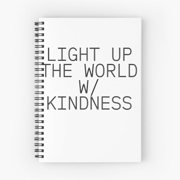 Item preview, Light up the world with kindness quoted design designed and sold by PixelPizzazz.