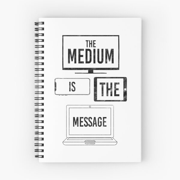 Item preview, The Medium Is The Message [Worn Look] designed and sold by fromthehip.