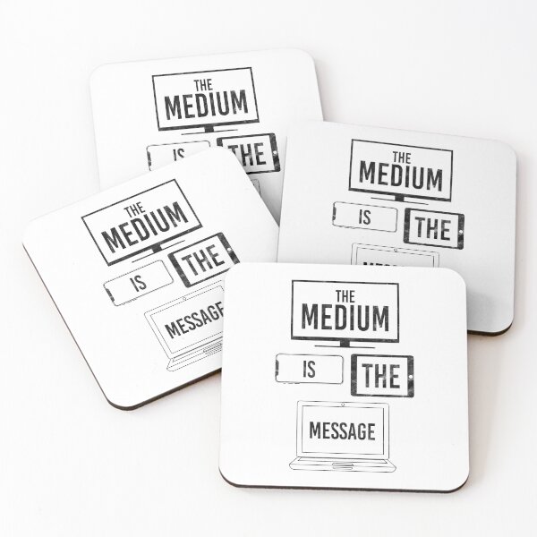 Item preview, The Medium Is The Message [Worn Look] designed and sold by fromthehip.