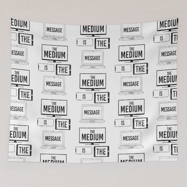 Item preview, The Medium Is The Message [Worn Look] designed and sold by fromthehip.