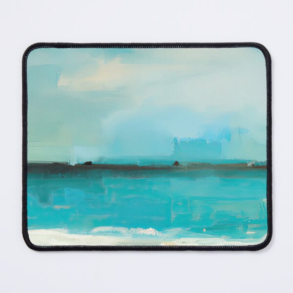 Item preview, Ocean's Embrace: Refreshing Coastal Print, AI Generated Fine Art Design - Contemporary Modern Design designed and sold by ArtPrintsAi.