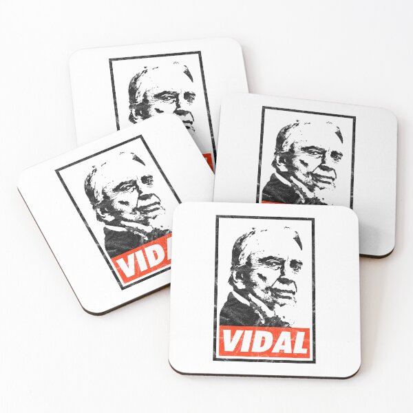 Item preview, Gore Vidal (White Worn Look) designed and sold by politicalamity.