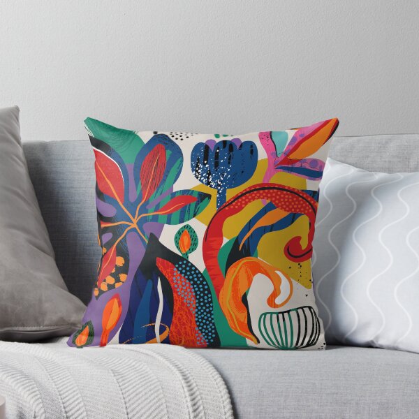 Item preview, Modern Trendy Colorful Abstract Floral And Leaves designed and sold by DEC02.