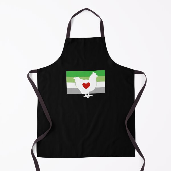 Item preview, Chicken Lover - LGBTQ Aromantic Flag Heart 01 designed and sold by Puddmuppy.