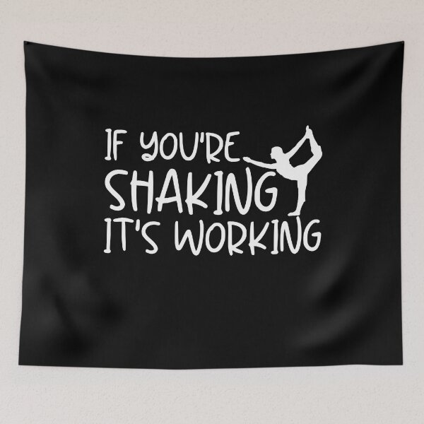 Item preview, If You're Shaking It's Working Funny Pilates Instructor Gift designed and sold by MouDantArts.
