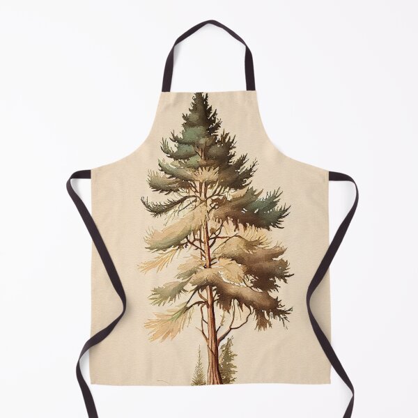 Artikelvorschau, Soothing Watercolour Cedar Tree Art entworfen und verkauft von DafGole.