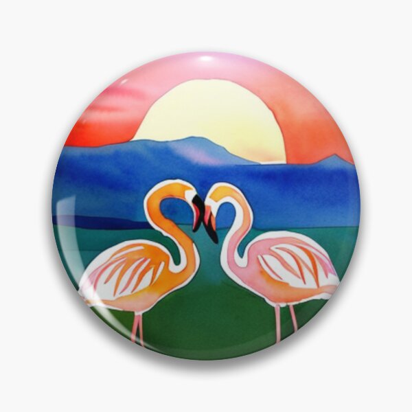 Item preview, Nuzzling Flamingos designed and sold by JDenCreations.