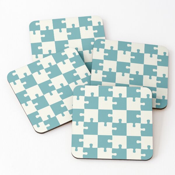 Item preview, duotone puzzle pattern designed and sold by Malogue.