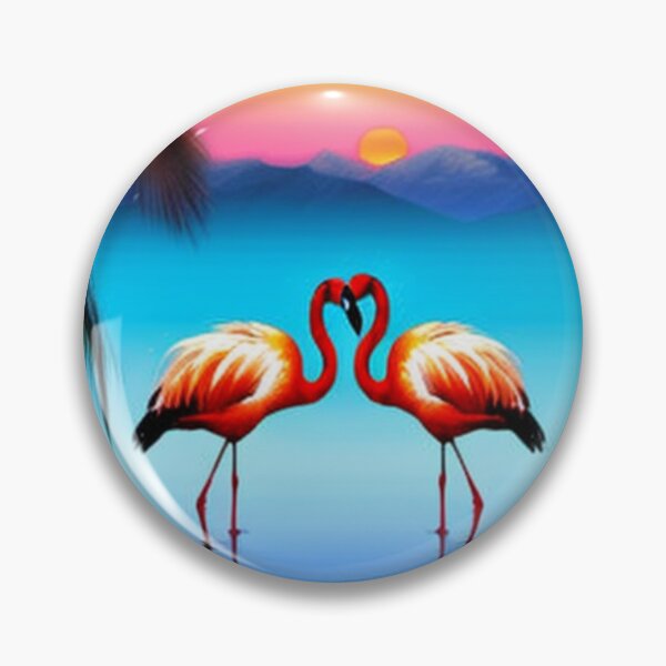 Item preview, Flamingos in Love designed and sold by JDenCreations.