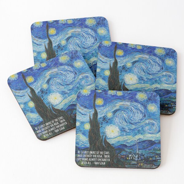 Item preview, Van Gogh Stars With Van Gogh Quote designed and sold by Classicambience.