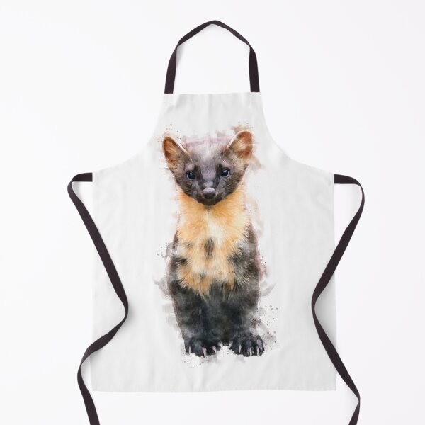 Item preview, European Pine Marten Watercolour Artwork designed and sold by Typeglyphs.