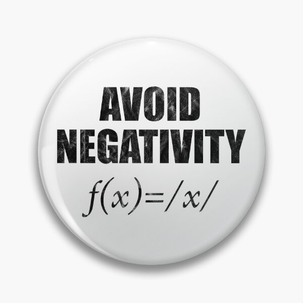 Item preview, Avoid Negativity Formula (Black Worn Look) designed and sold by siggyspatsky.
