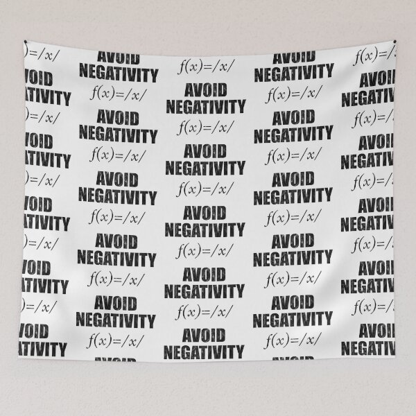 Item preview, Avoid Negativity Formula (Black Worn Look) designed and sold by siggyspatsky.