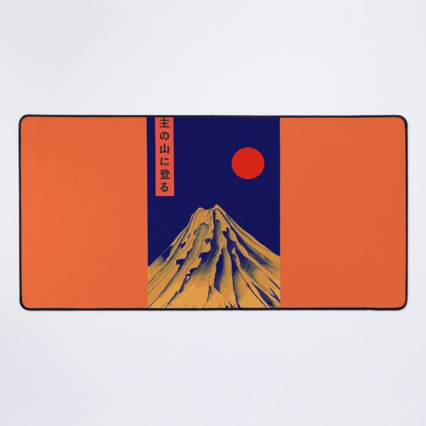 Item preview, Blue Mountain with Orange Sun | Seneh Design Co. designed and sold by SenehDesignCo.