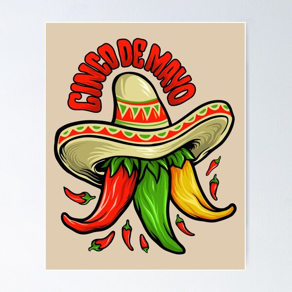 Aperçu de l'œuvre Chilis du Cinco de Mayo créée et vendue par AmmaShani.