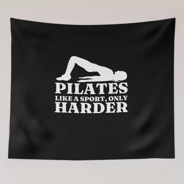 Item preview, Pilates Like A Sport Only Harder Funny Pilates Instructor Teacher Gift designed and sold by MouDantArts.