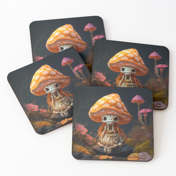 Item preview, Dead Fairy Orange iii - mushroom fairy in the garden, mythical creature designed and sold by ThatFeeling.