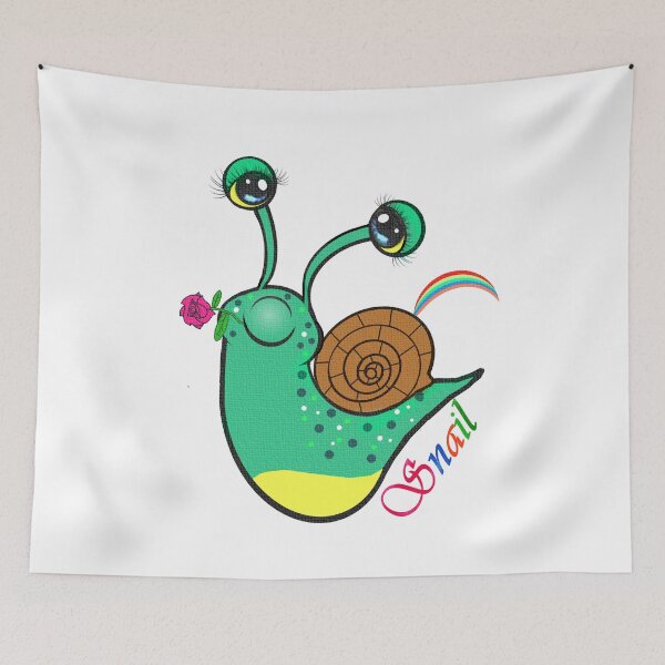 Item preview, Happy Snail  designed and sold by Shirley cute art .
