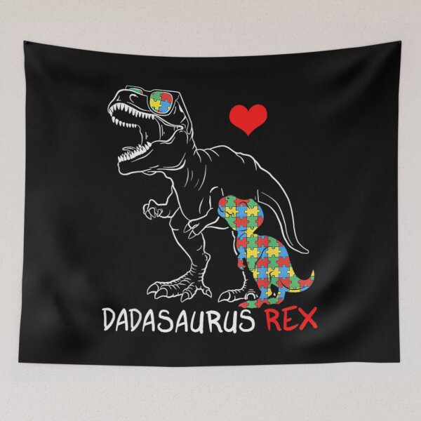 Item preview, Dadasaurus Daddy Rex Autism Awareness designed and sold by orvnealar.