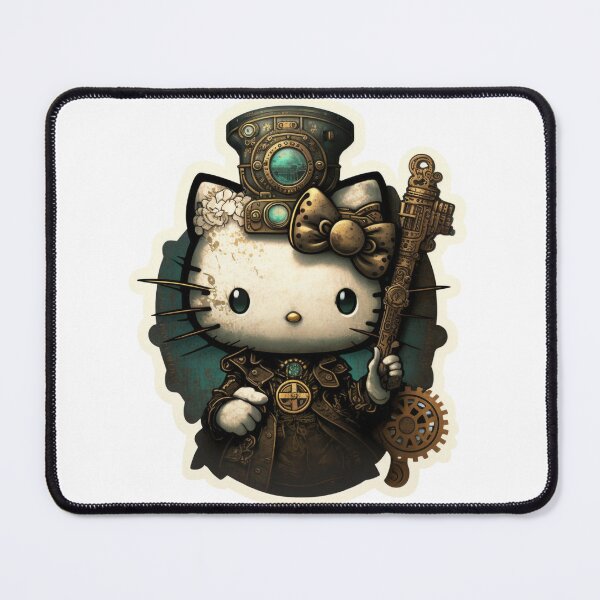 Item preview, Dapper Steampunk Kitty Cartoon designed and sold by tetrascroll.
