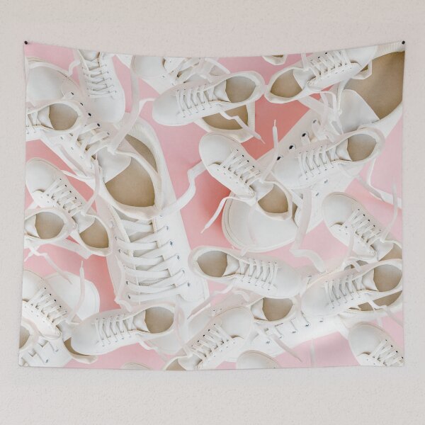 Item preview, white tennis sneakers designed and sold by TjsDesignsnMore.