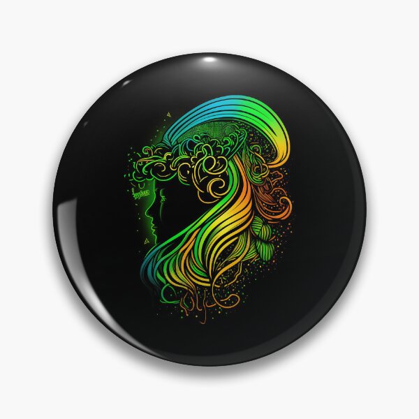 Item preview, Portrait Of A Cute Girl In Colorful Magic Art Style designed and sold by digitaldreamHD.