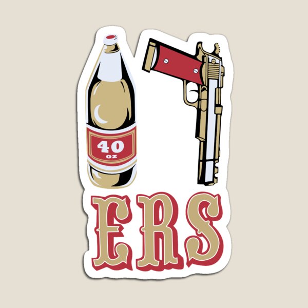 40oz Beer San Francisco 49ers Tank Top 40/9 ERS Gun