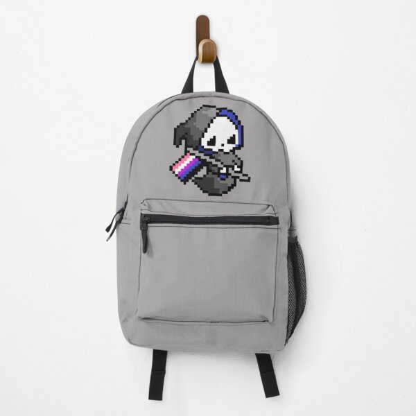 Item preview, Grim Reaper holding a genderfluid flag designed and sold by Pixelsbyflower.