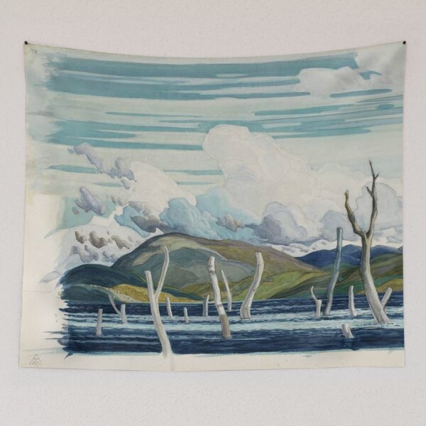 Item preview, Franklin Carmichael, Wabajisik Drowned Land, 1929 designed and sold by TheRedVineyard.