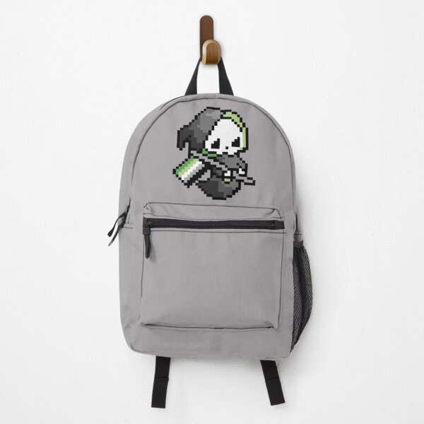 Artikelvorschau, Grim Reaper holding an Aromantic flag entworfen und verkauft von Pixelsbyflower.
