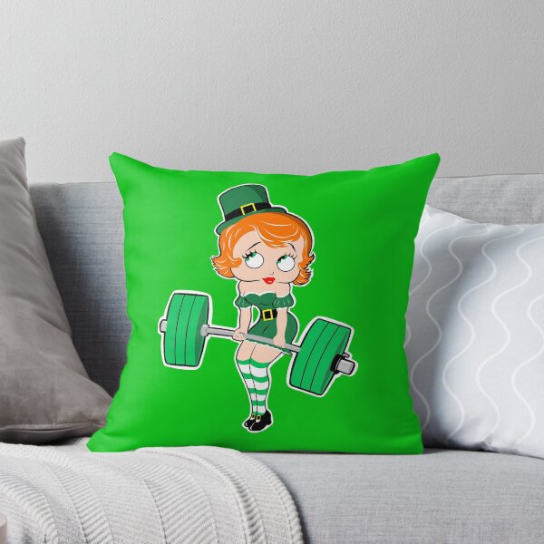 Item preview, Weightlifting girl, St.Patricks fitness, fitness girl designed and sold by Tim Addison.