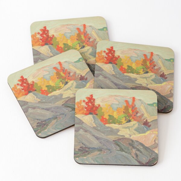 Item preview, Franklin Carmichael, Autumn Foliage against Grey Rock designed and sold by TheRedVineyard.