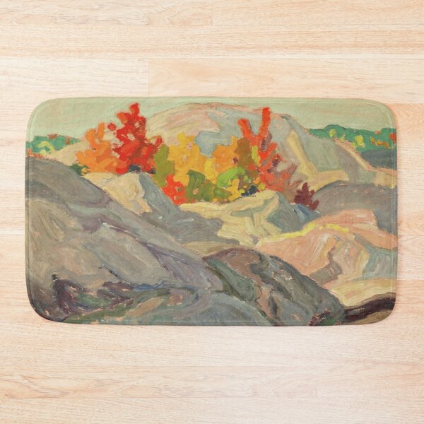 Item preview, Franklin Carmichael, Autumn Foliage against Grey Rock designed and sold by TheRedVineyard.