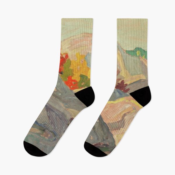 Item preview, Franklin Carmichael, Autumn Foliage against Grey Rock designed and sold by TheRedVineyard.