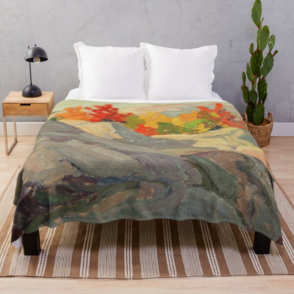 Item preview, Franklin Carmichael, Autumn Foliage against Grey Rock designed and sold by TheRedVineyard.