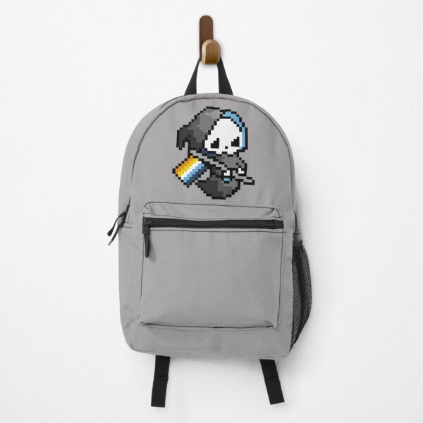 Item preview, Grim Reaper holding an Aroace flag designed and sold by Pixelsbyflower.
