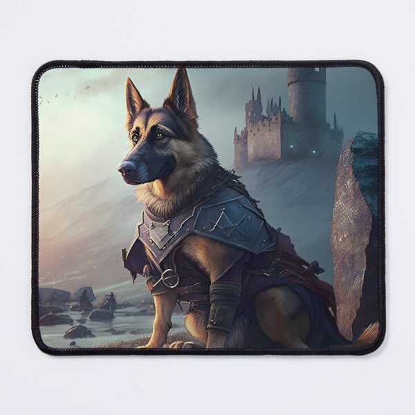 Item preview, German Shepherd Gladiator - Fighter Dog Class Dungeons and Dragons (D&D) designed and sold by PandaCreates.