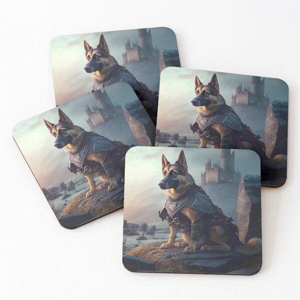 Item preview, German Shepherd Gladiator - Fighter Dog Class Dungeons and Dragons (D&D) designed and sold by PandaCreates.