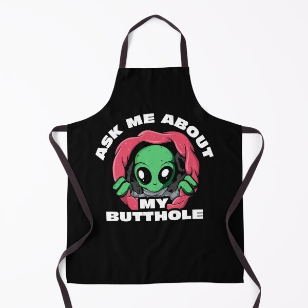 Item preview, Ask Me About My Butthole UFO Funny Alien Abduction Space ALiens designed and sold by swiftyspade.